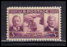  856 3c Panama Canal Fine MNH W4588