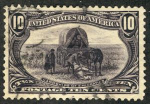 US #290 SCV $50.00 VF/XF used, nice liter cancel, seldom seen so large, SUPER...