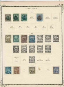 salvador stamps page ref 17182