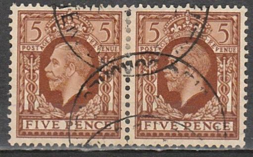 #194 Pair  Great Britain used