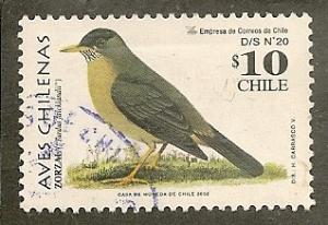 Chile      Scott  1385     Bird       Used
