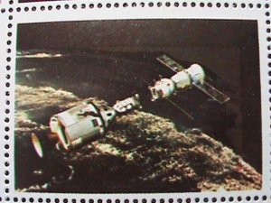 UMM AL QIWAIN STAMP -SPACE AND FIRST MAN ON THE MOON- COMPLETE LARGE CTO SHEET