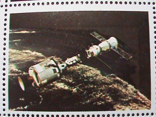 UMM AL QIWAIN STAMP -SPACE AND FIRST MAN ON THE MOON- COMPLETE LARGE CTO SHEET