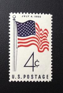 Scott #1153 US FLAG, MINT, VF, NH