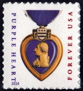 SC#5035 (49¢) Purple Heart Single (2015) SA