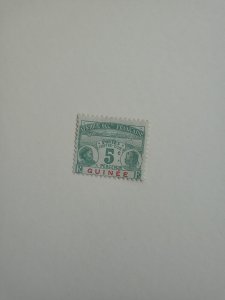 Stamps French Guinea Scott #J8 h