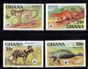 Ghana       621 - 624           MNH OG