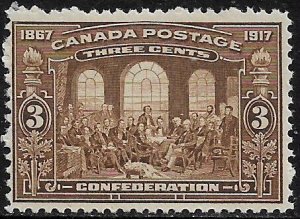 Canada #135 MNH Stamp - The Fathers of Federation (slight crease)