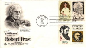 #1526 Robert Frost COMBO – Artcraft Cachet