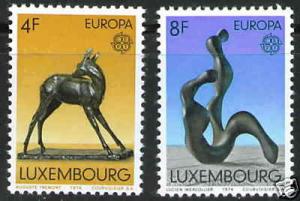 Luxembourg Scott 546-7 MNH** 1974 Europa set CV $9