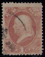 US Sc O83 War dept (1873) Used Nicely centered