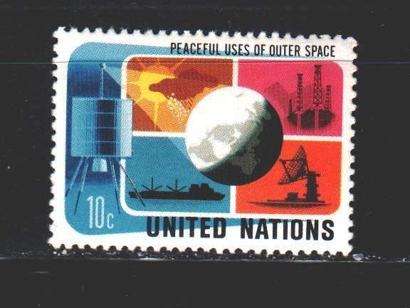 UN New York. 1975. 279 from the series. Satellite, communication. MNH.