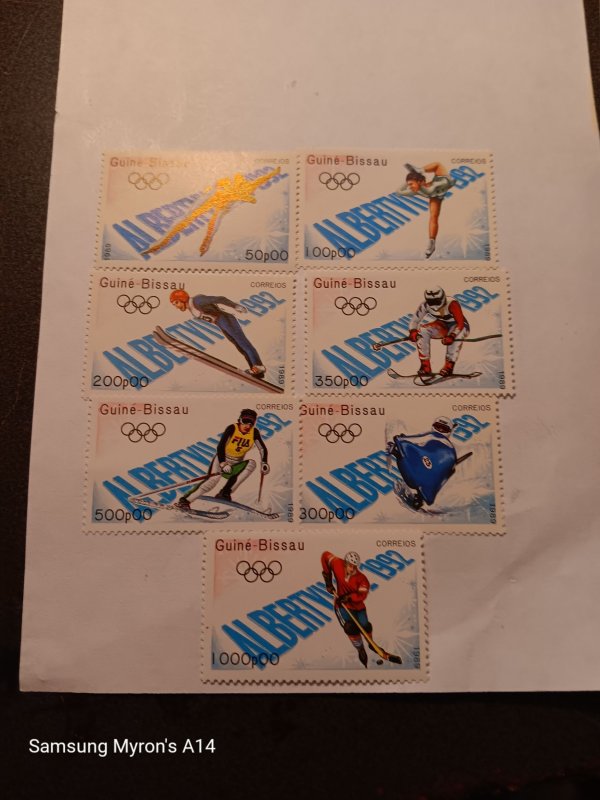 Guinea Bissau 772-778 MNH