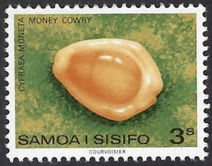 SAMOA 480 MNH BIN $.50 SHELL