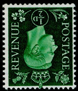 SG462Wi, ½d green, M MINT. Cat £10. WMK INVERTED.