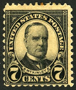 U.S. #639 MINT OG HR