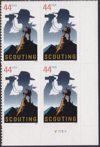 4472 Boy Scouts Plate Block MNH