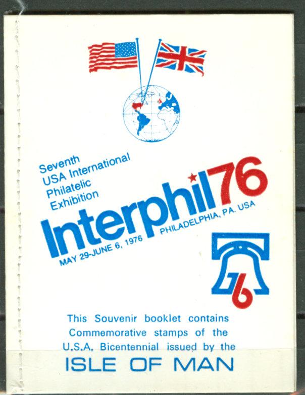 Great Britain-Isle Man # 80 INTERPHIL76 Booklet (1) Mint NH