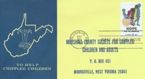 1385 6c HOPE FOR CRIPPLED - Marshall County Society