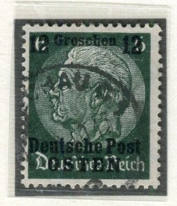 GERMANY; POLISH OCC. 1939 Hindenburg surcharged issue used 12g. value