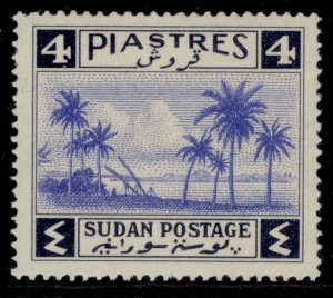 SUDAN GVI SG90, 4p ultramarine & black, LH MINT.