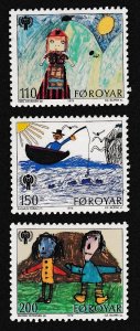 Faroe Is. Intl Year of Child 3v 1979 MNH SC#45-47 SG#44-46