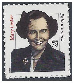 #3432b 78c Distinguished Americans Mary Lasker 2009 Mint NH