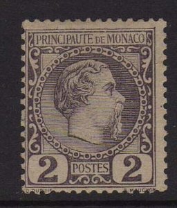 Monaco 1885 Sc 2 MH