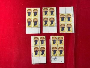 SCOTT 1308, MNH 5 CENT BLOCK OF 4 5 items 1966 INDIANA STATEHOOD buy less is ok