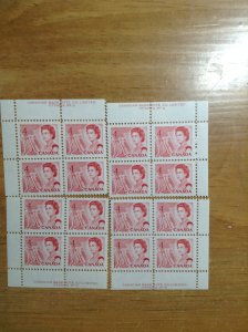 Canada  #  457iv MNH  PB  #  3   matched set