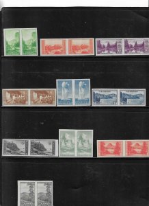 US SCOTT# 756-765, HORZ PAIR, MH, COMPLETE SET