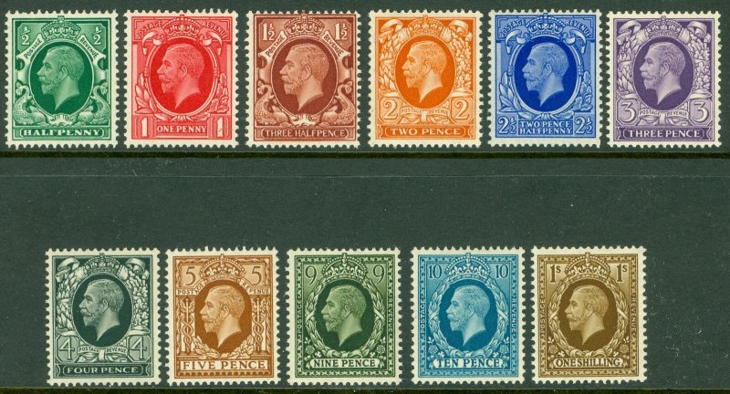 SG 439-449. 1934-36 Photogravure set of 11. Fine unmounted mint CAT £95