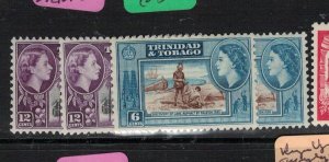 Trinidad & Tobago SG 272, 274 X 2 Shades Revenue MOG (9eve)