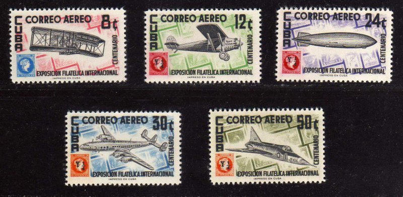 1955 - Cuba - Scott nº  C 122 - C 126 - MNH - CU-094