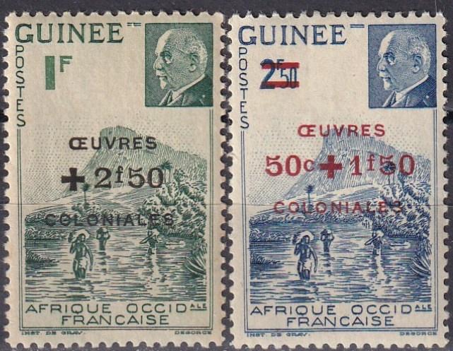 French Guinea #B15-6 F-VF Unused