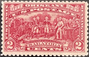 Scott #644 1927 2¢ Battle of Saratoga MNH OG