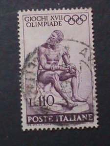 ​ITALIY-VERY OLD-OLYMPIC GAMES & STATIUMS USED STAMPS VF WE SHIP TO WORLD WIDE