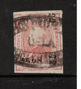 Mexico #95b Very Fine Used **With Certificate**