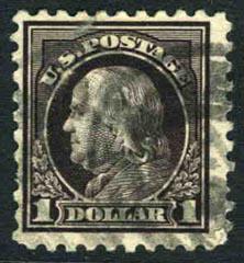 US #478 - $1 Franklin Used