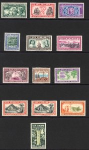 New Zealand 1940 SG.613/25 Centennial set of 13 UM cat 75 pounds