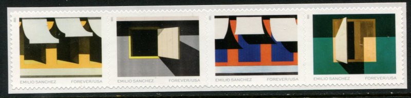 5597b (55c) Emilio Sanchez SA, MNH horizontal strip/4