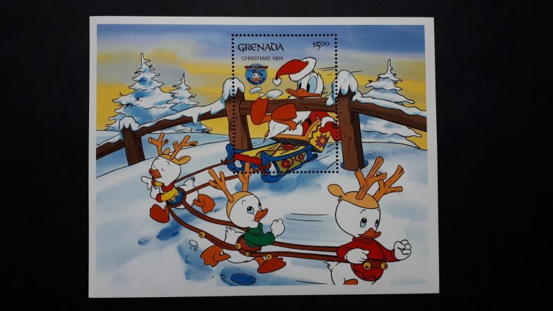 Disney - Grenada 1984.. - Christmas ** MNH Block