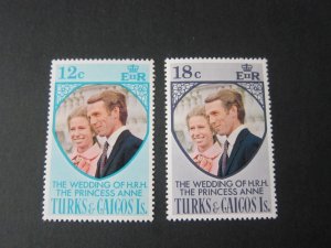 Turks & Caicos Islands 1973 Sc 286-87 set MNH