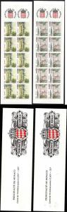 Monaco-Scott#1826a,1827a-two Unused NH booklets-Avenues-1992