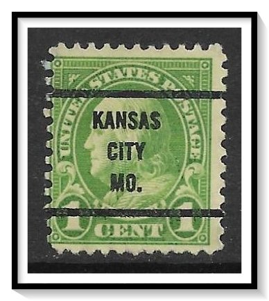 US Precancel #632-63 Kansas City MO Used