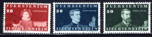 Liechtenstein #160-162  Used    VF   CV $16.00   ....   3510072