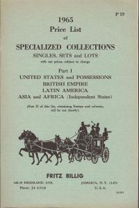 Billig: Sale # Net Price  -  1965 Price List of Specializ...