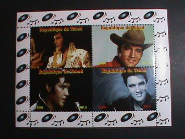 CHAD STAMP 2013-ROCK & ROLL MOVIE STAR ELVIS PRESLEY MNH:SHEET#1  VERY FINE