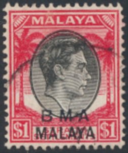 Straits Settlements  OPT BMA Malaya  SC# 268  Used  see details & scans