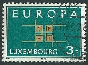 33 Used Stamps of Luxembourg